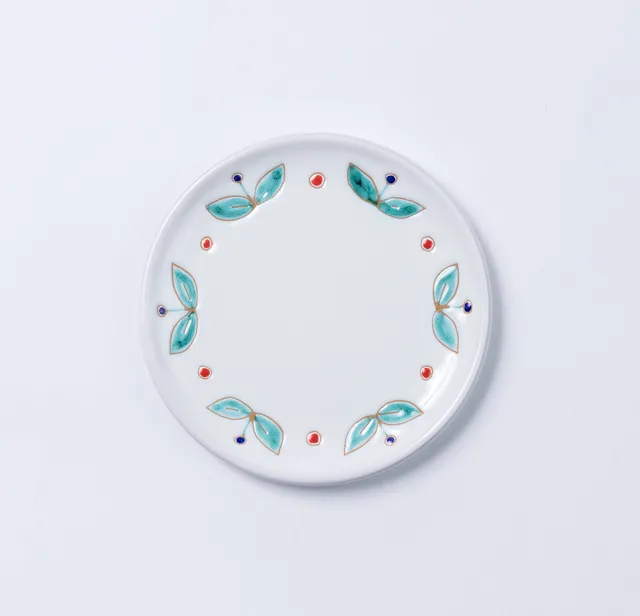 Cerasarda Pavoncelle piatto dessert ceramica rosso 19 cm