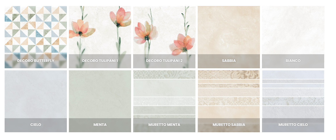 Viva Made Bloom piastrelle ceramica pavimento parete