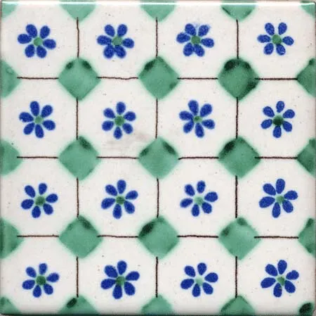 Ceramica Pinto Classico Vietri VP8090 piastrella maiolica decorata a mano