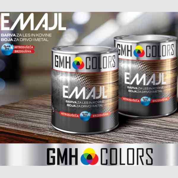 GMH Colors smalto metallo 0,75 L bianco opaco RAL 9003