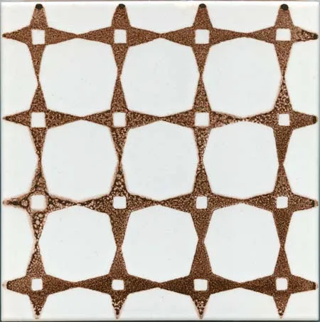 Ceramica Pinto Classico Vietri VP13727 piastrella maiolica stampa mano