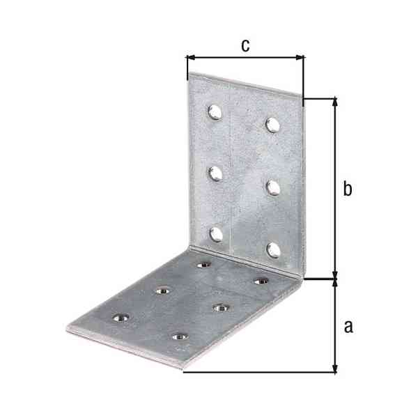 GAH Alberts squadretta angolare 60x60x40 mm metallo