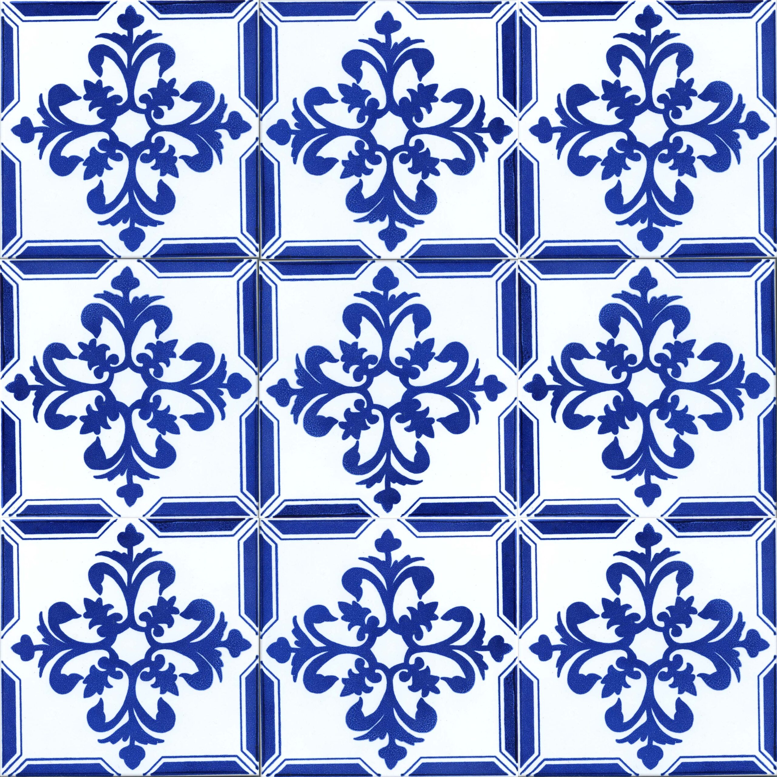 Ceramica Pinto Barocco Vietri VP14776 piastrella maiolica stampa a mano