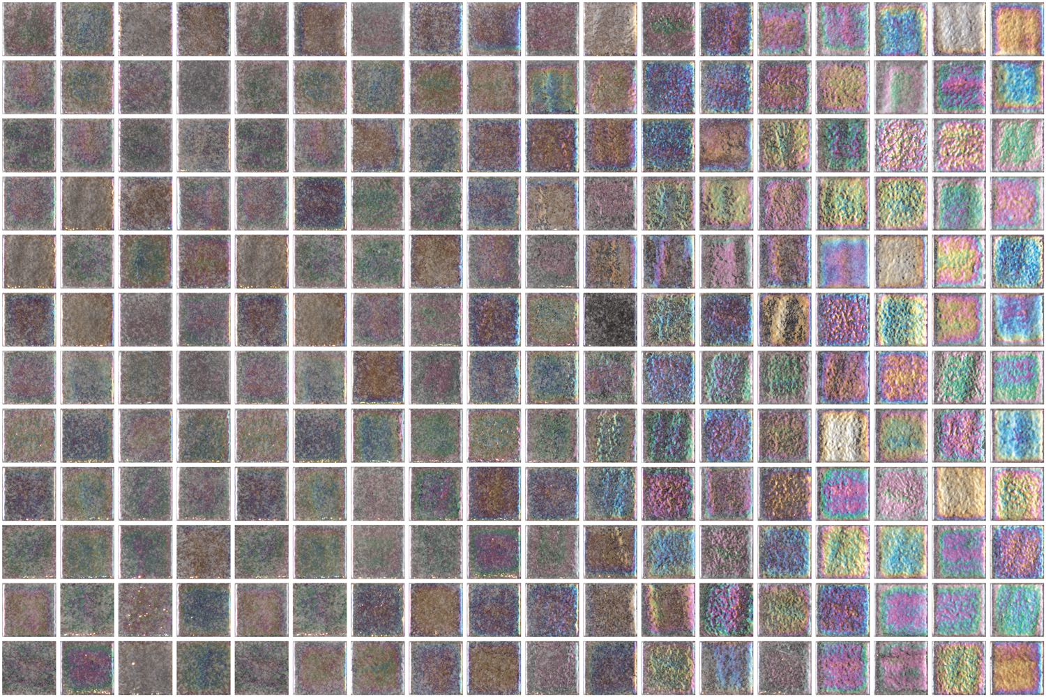SQ Mosaic Pearl 400 mosaico nero lucido perlato