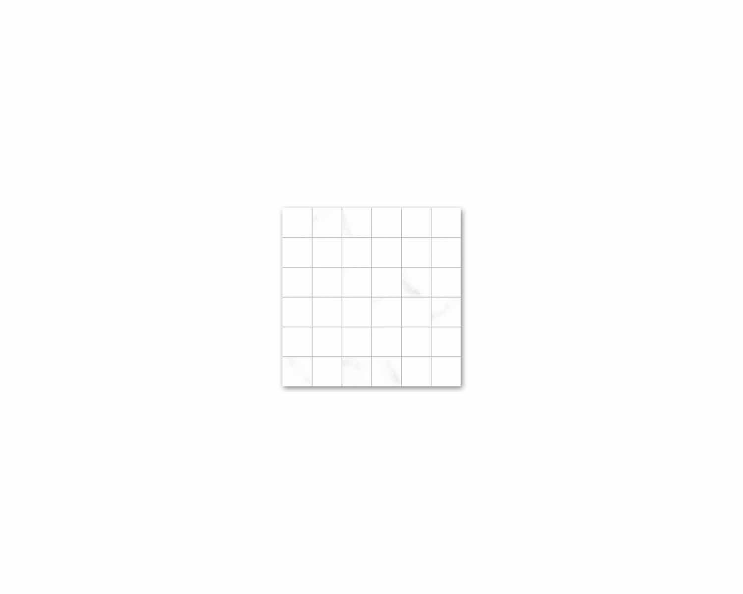 Roca Thinbig Malla Bianco mosaico marmo lucido
