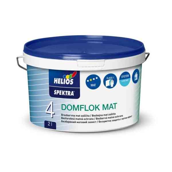 Helios Spektra Domflok smalto trasparente opaco 2 L lavabile
