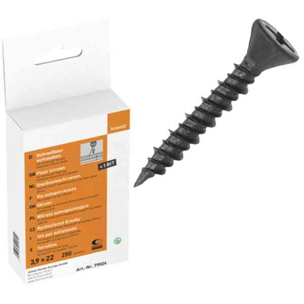 Fermacell vite 3,9x22 mm 250 pezzi per massetto a secco