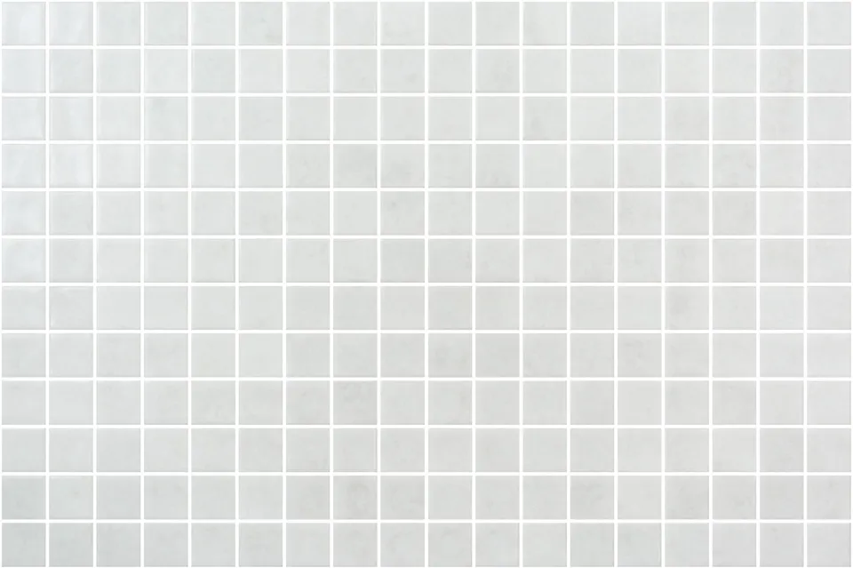 SQ Mosaic Kubu Ishidai mosaico bianco opaco 25x25 mm