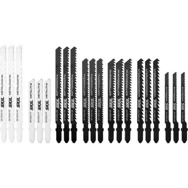 Skil 2610S00916 set lame seghetto 21 pezzi legno metallo