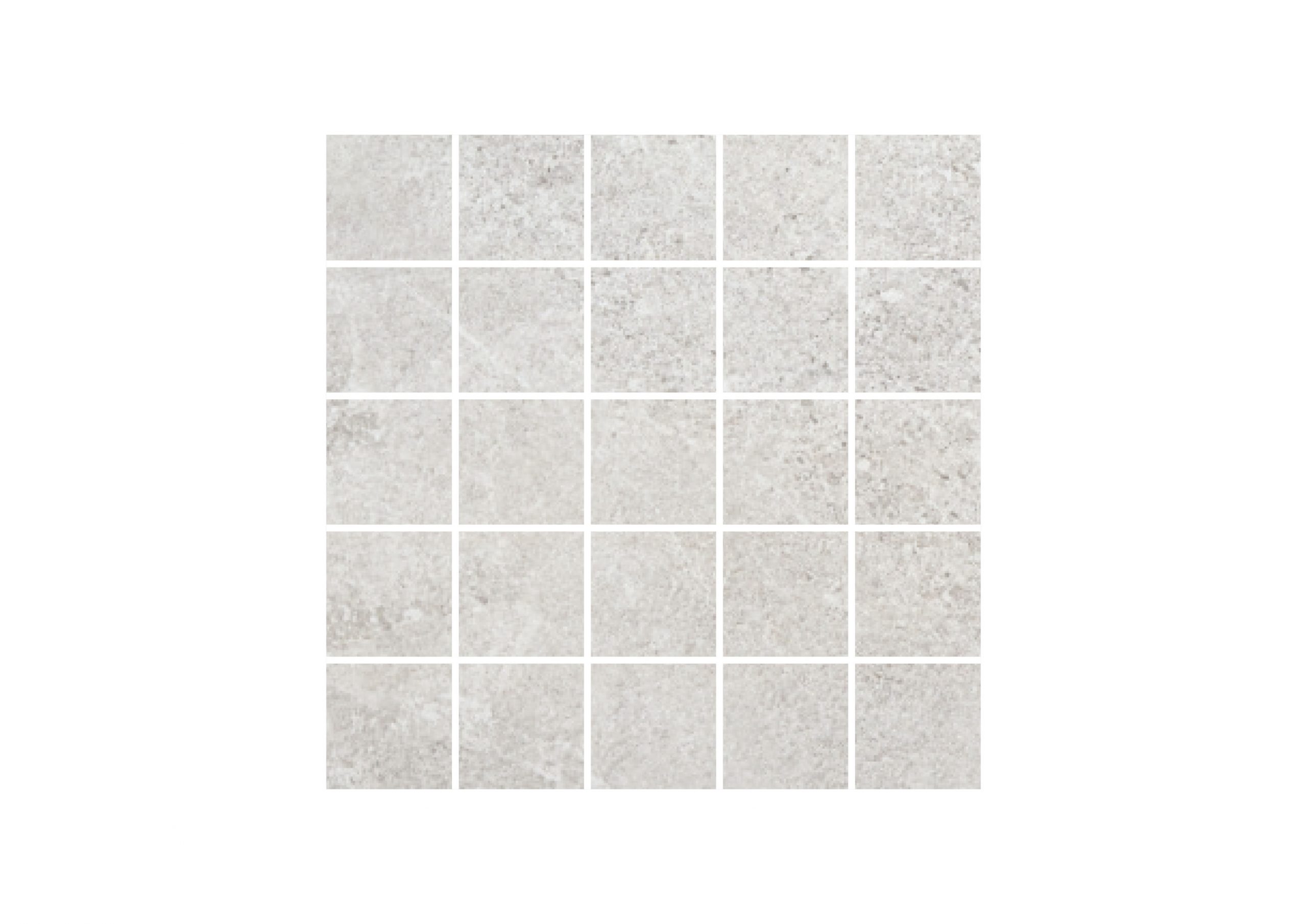 Roca Avalon Malla mosaico grigio effetto pietra parete