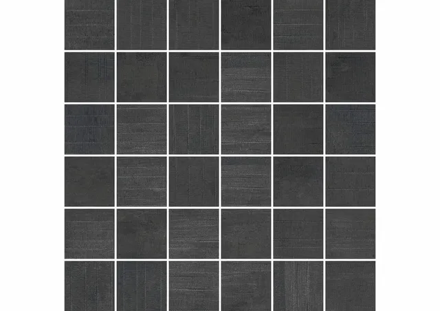 Roca Malla Negro mosaico nero effetto metallo