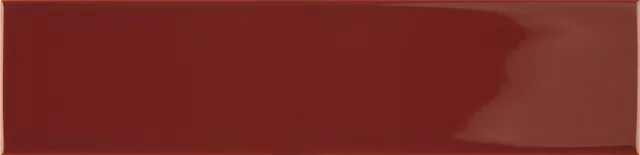 Recer Cromina Deep Red 7,5x30 Piastrella Brilho