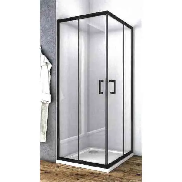 Lacus Mozia LSCA3 90B box doccia 90x190 nero 6 mm