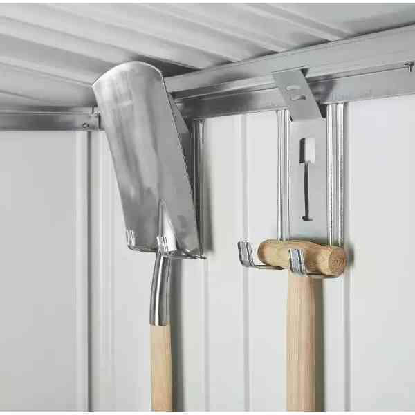 Biohort Europa casetta giardino metallo grigio scuro 244x300