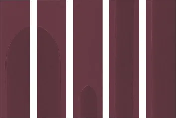Recer Signature Loop Burgundy piastrella 7,5x30 naturale