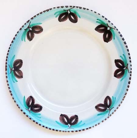 Ceramica Pinto Frutta VP15255 piatto piano decorato a mano
