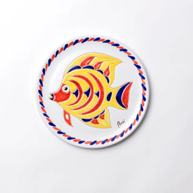 Cerasarda Arte Tavola Pesci 6 piatto segnaposto 30 cm