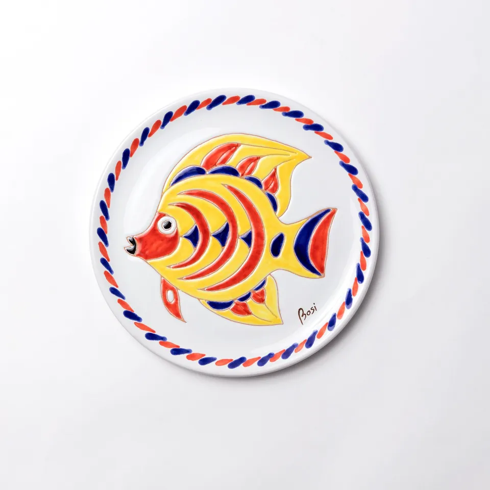 Cerasarda Arte Tavola Pesci 6 piatto segnaposto 30 cm