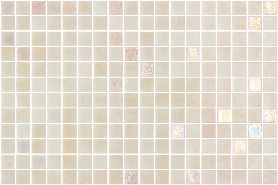 SQ Mosaic Pearl Ember mosaico piscina beige perla lucido
