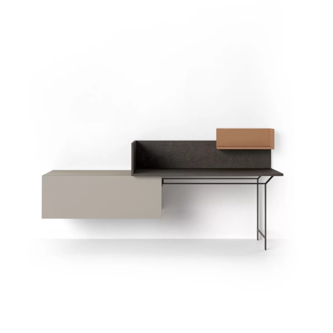 Viva Made Scrittoio con Staffe accessorio bagno sospeso