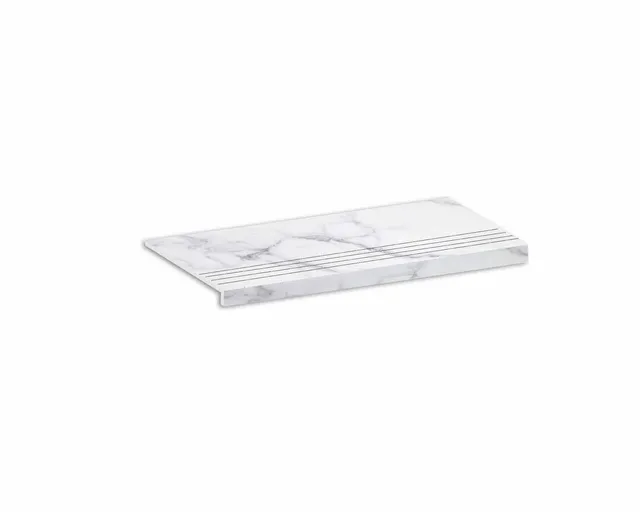 Roca Carrara Peldaño gradino marmo bianco lucido scale