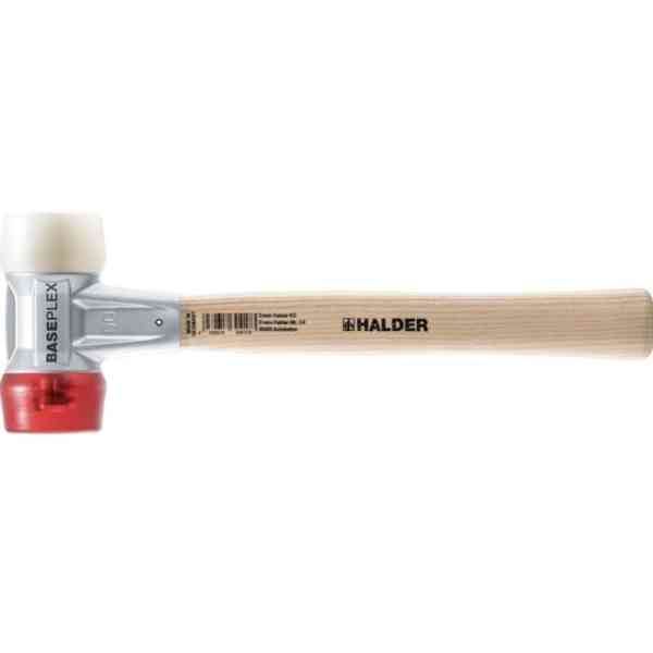 Halder Baseplex mazzuola morbida D40 manico legno 630 g