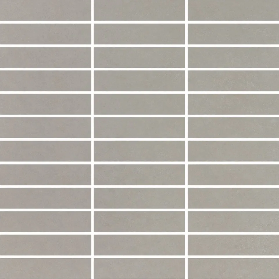 Recer Time Basic 30x30 mosaico grigio tessere 2,2x9,7