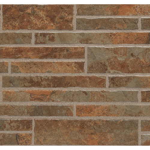Recer Wall Stones Brown piastrella 13x13 campione naturale