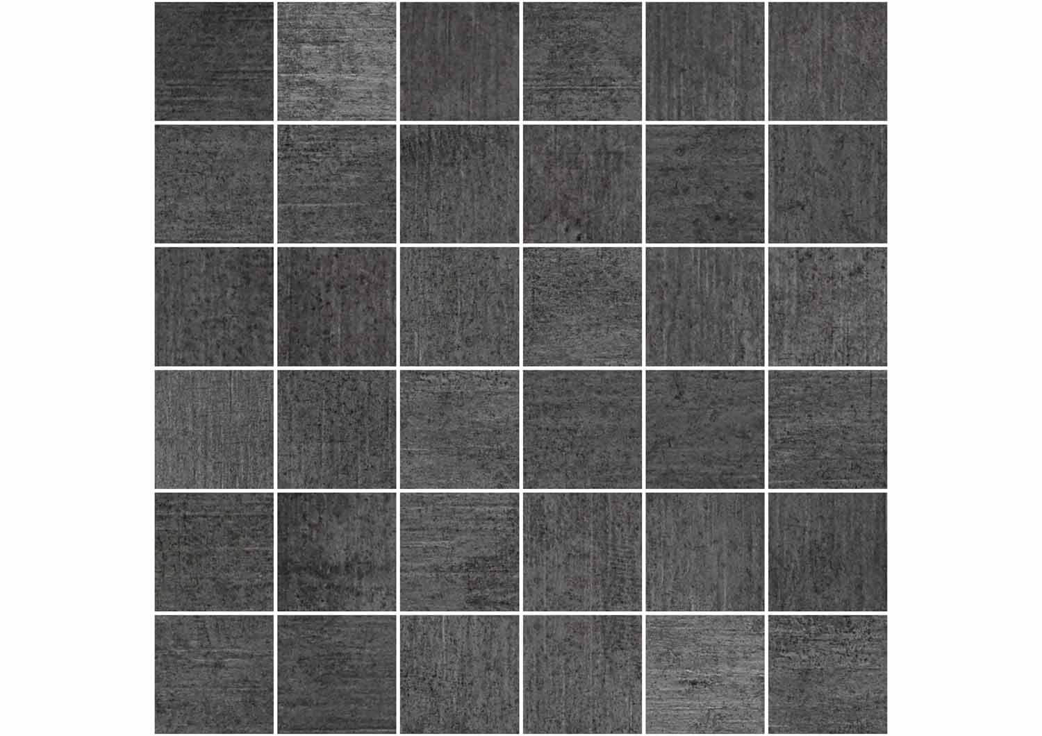 Roca Malla Negro mosaico gres nero Norfolk
