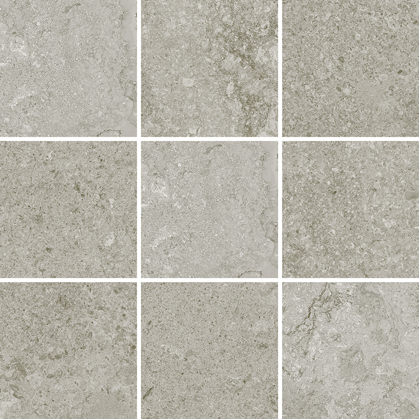 Recer Palazzo Light Grey piastrella 10x10 naturale