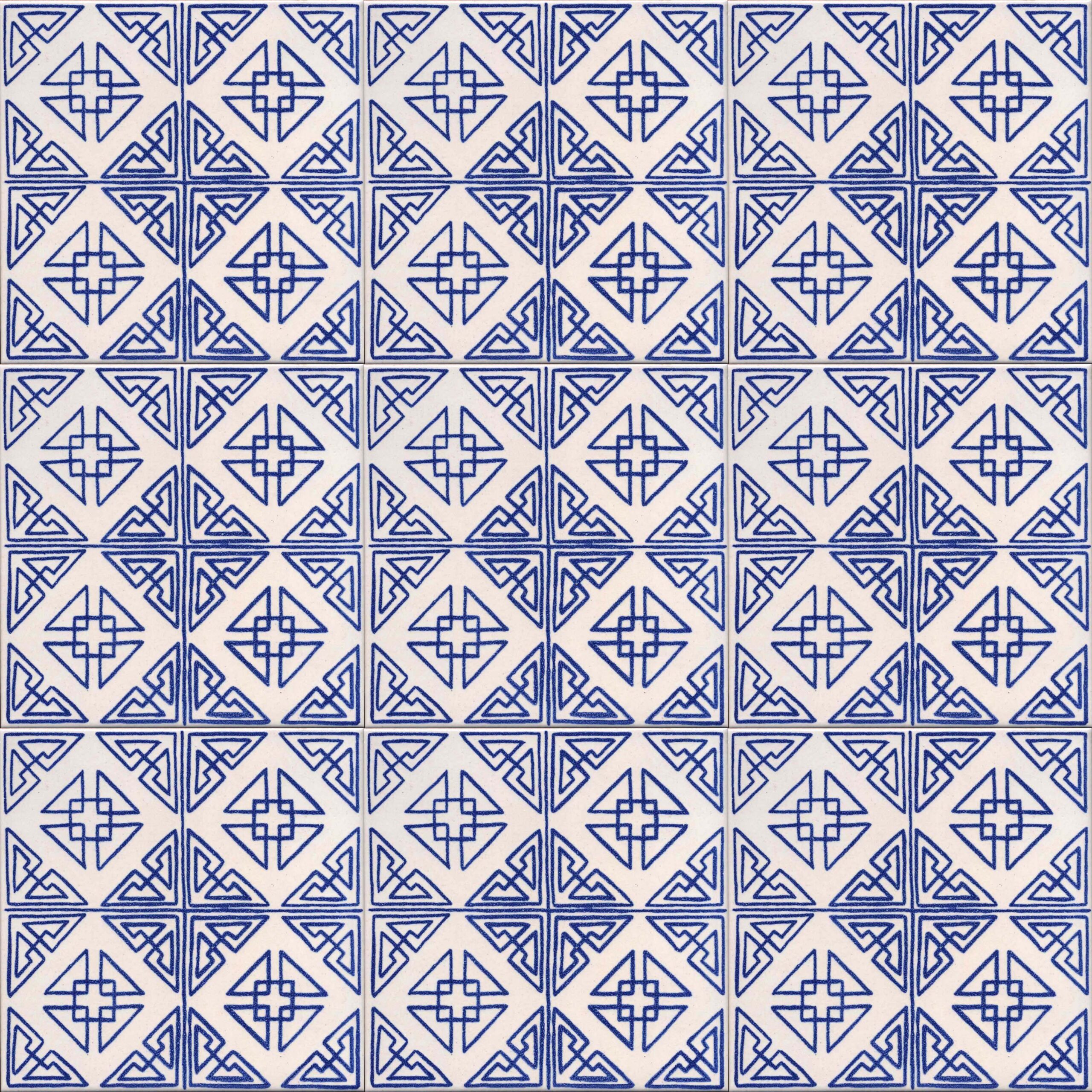 Ceramica Pinto Antico Vietri VP81 piastrella maiolica stampa