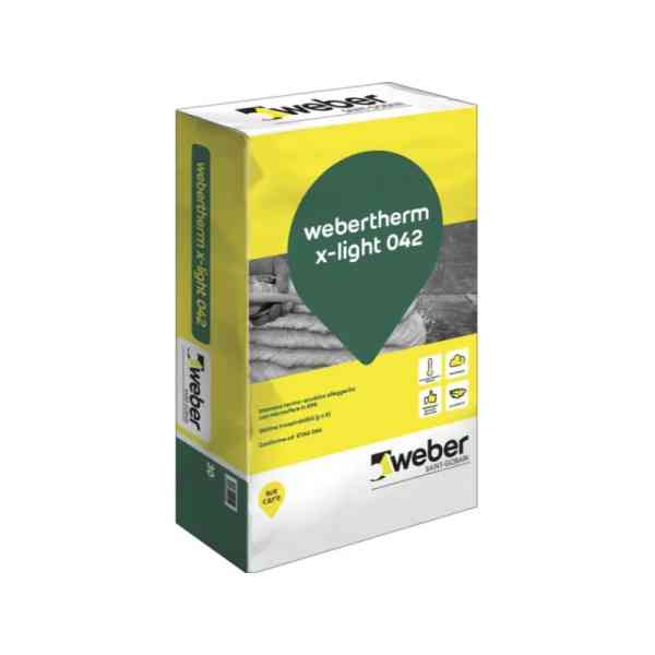 Weber Webertherm X-Light 042 intonaco termico 30 kg