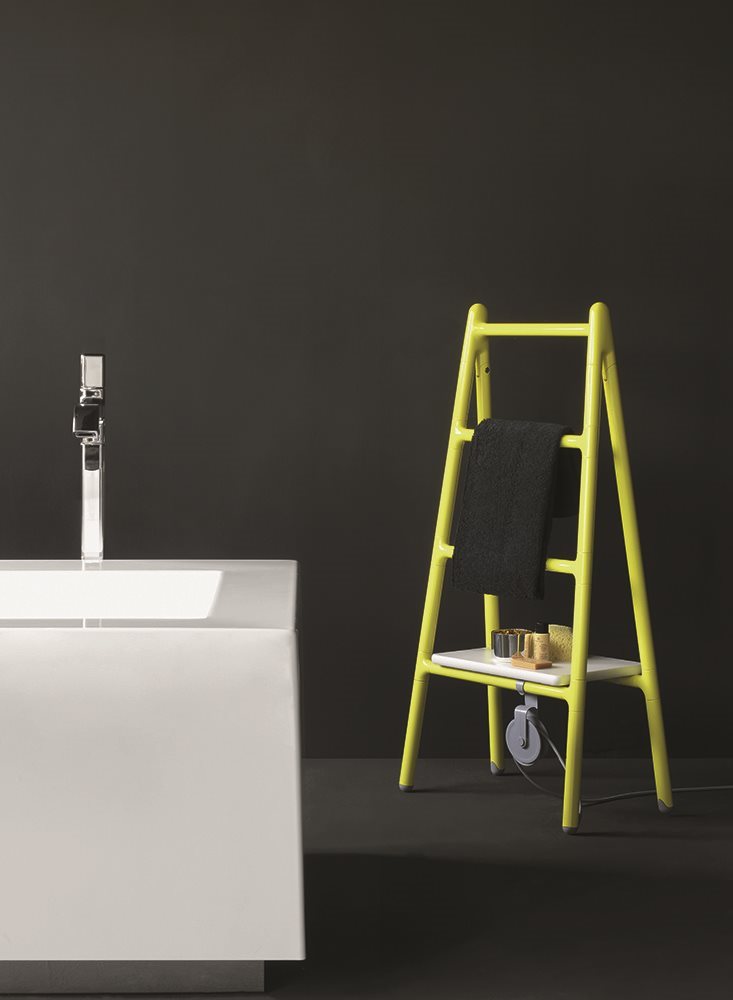 Viva Made Scaletta termoarredo acciaio a parete per bagno