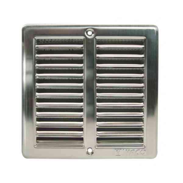 Haco NVM Griglia Aerazione 150x150 mm Inox con Rete