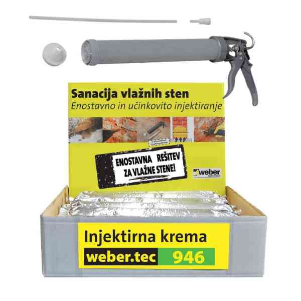 Weber Webertec 946 crema iniezione muri 600 ml barriera umidità
