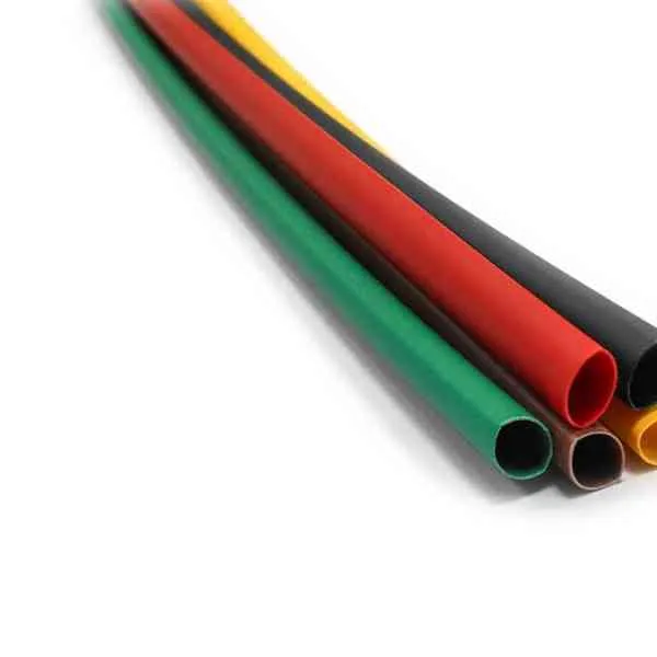 Guaina termorestringente rossa 1,6-0,8 mm tubo 1 m