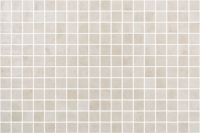 SQ Mosaic Kubu Akame mosaico beige opaco 25x25 mm