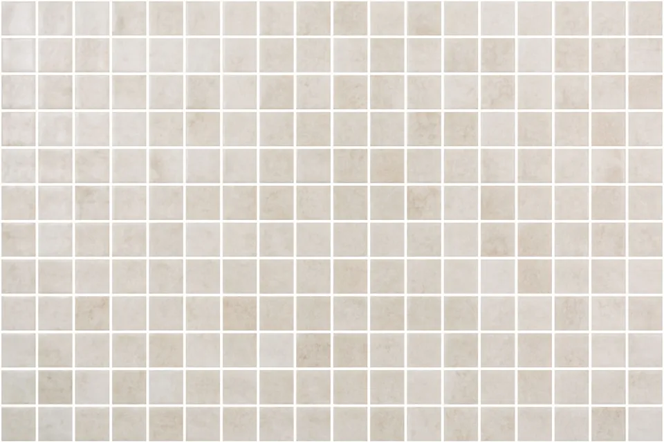 SQ Mosaic Kubu Akame mosaico beige opaco 25x25 mm