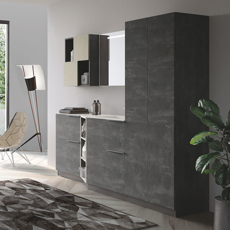 Viva Made Laundry 14 mobile lavanderia contenitore interno