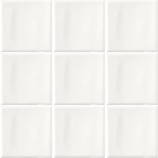 Recer Naprec In White piastrella 10x10 lucida