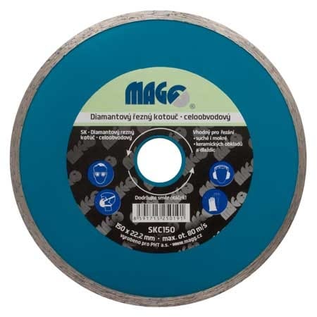 Magg Super disco diamantato 150 mm taglio liscio