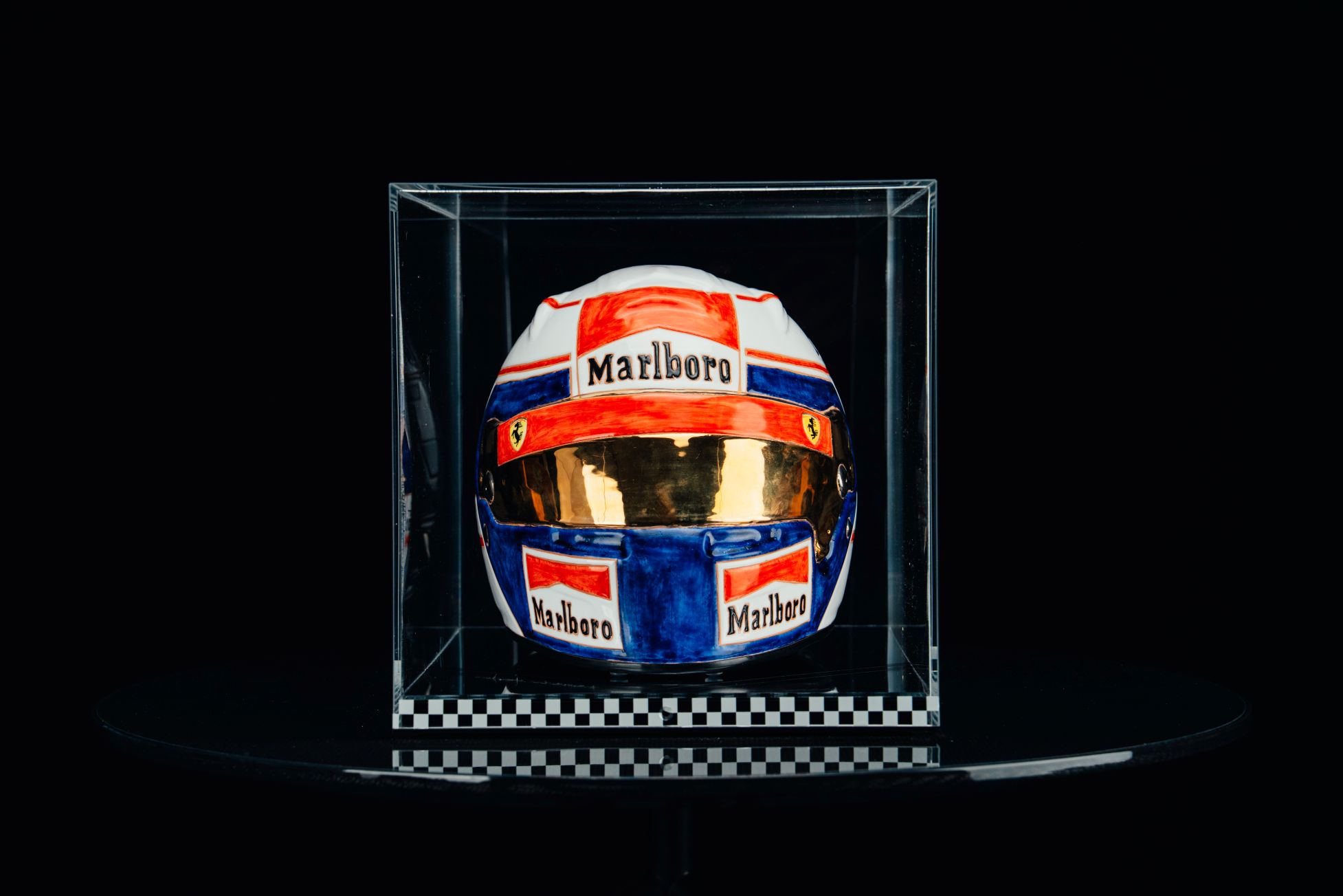 Cerasarda Art Helmets Helm APR casco ceramica Alain Prost pezzo unico