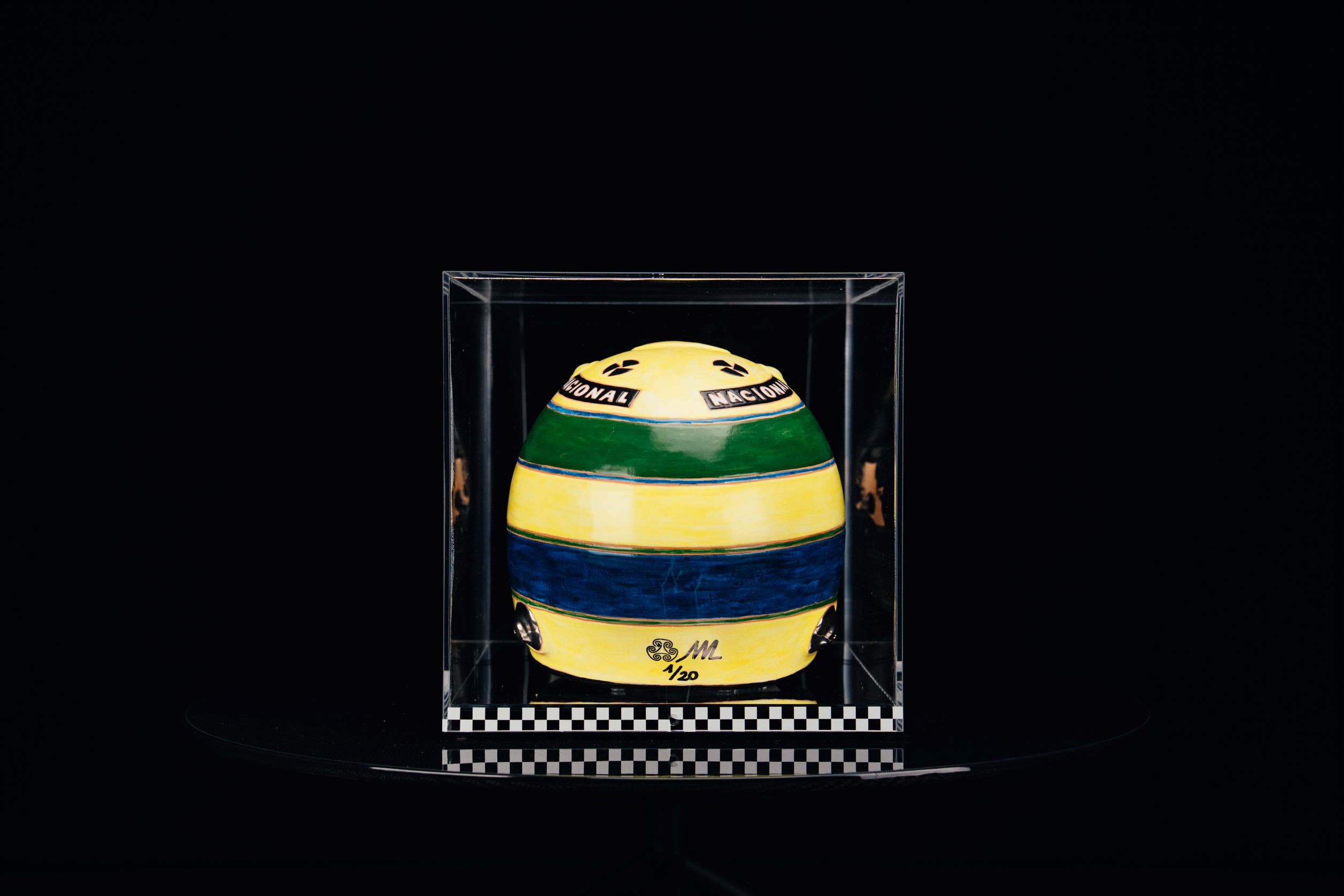 Cerasarda Art Helmets x MM Helm ASN86 casco ceramica Senna