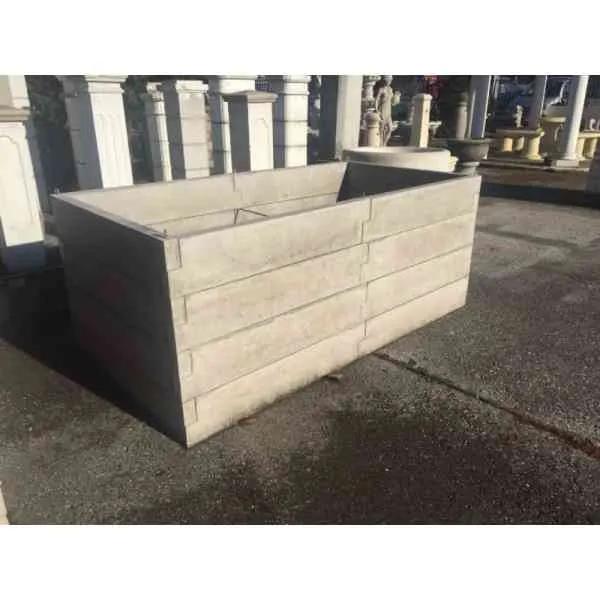 Art Beton Natur 1205x105x80 aiuola rialzata cemento grigia