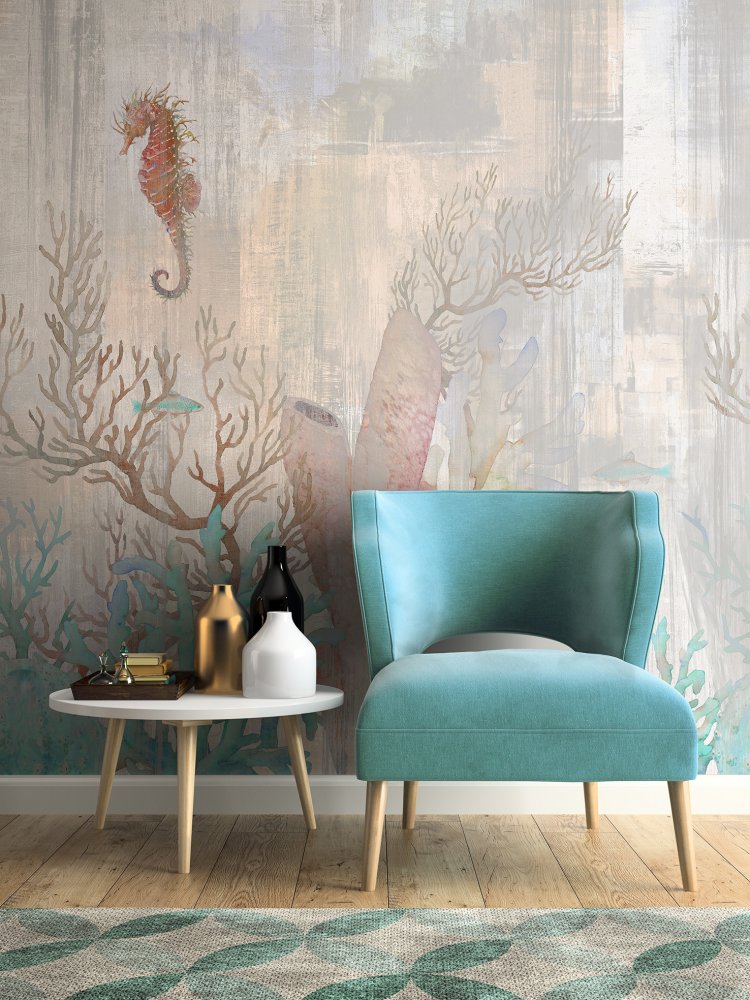 Viva Made Seahorse complemento arredo bagno ceramica