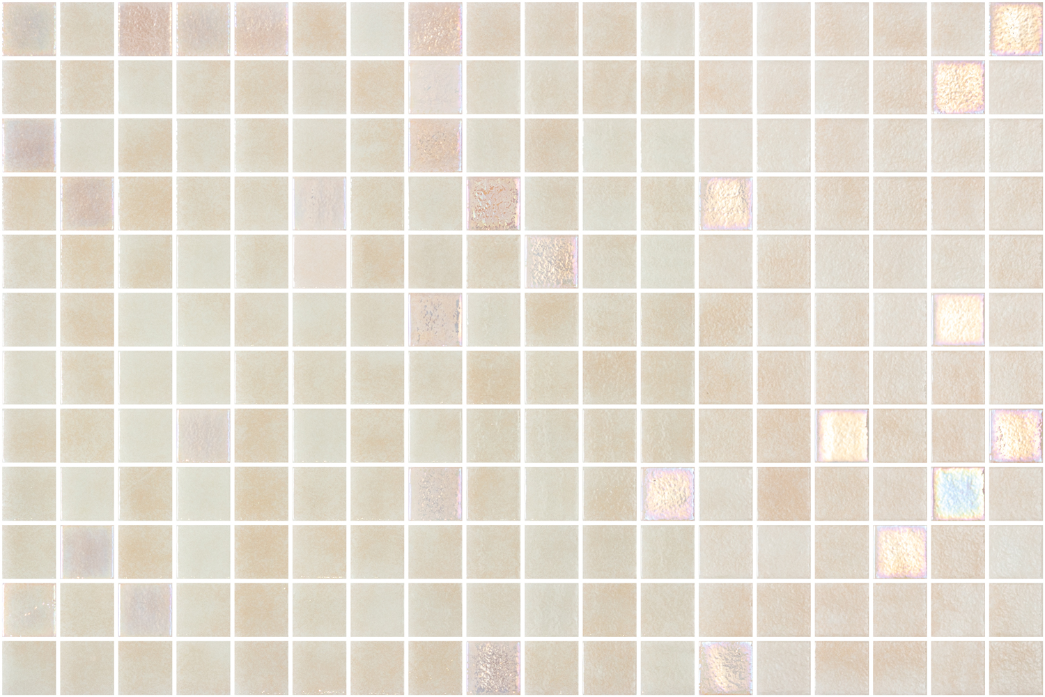 SQ Mosaic Pearl Ember mosaico piscina beige perla lucido