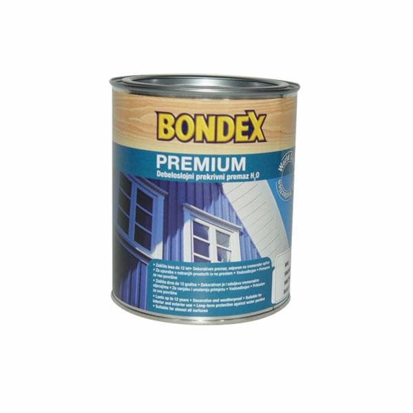 Bondex Premium D-800 0,75 L vernice bianca a spesso strato