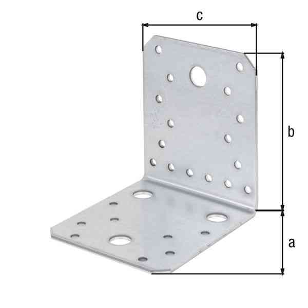 GAH Alberts angolare giunzione 105x105x90 mm zincato