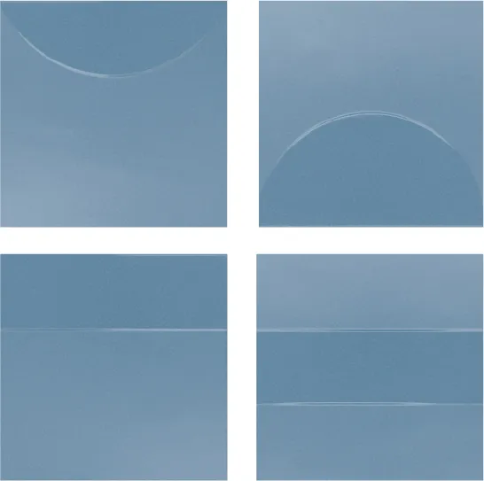 Recer Signature Mood Dusty Blue piastrella 15x15 naturale