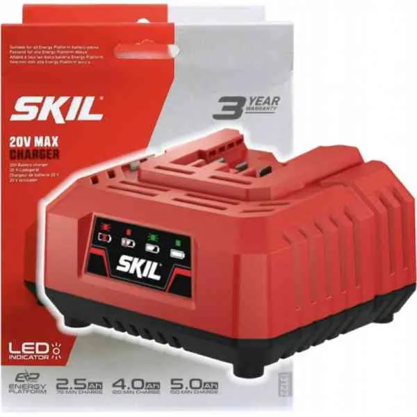 Skil CR1E3122AA caricabatterie 20V PWRCORE 2,5Ah 75 min